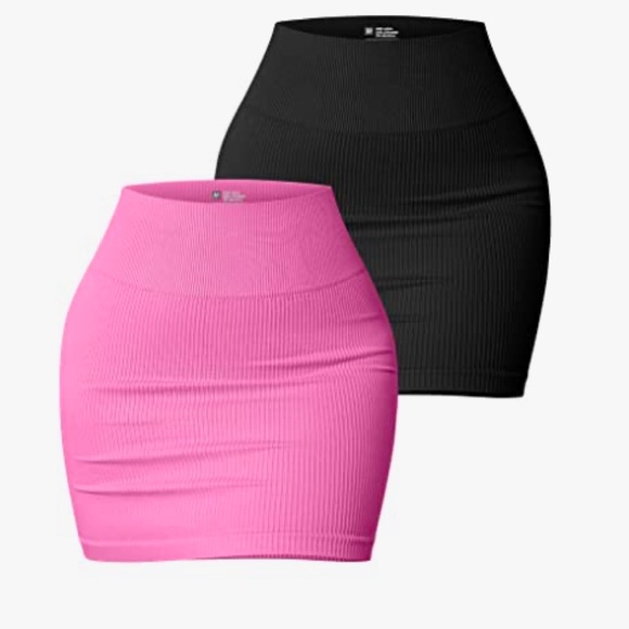 OQQ Dresses & Skirts - OQQ 2 piece skirt set ribbed stretchy